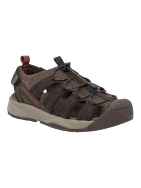NWOT Eddie Bauer Men's Yesler Fisherman Sandals Cedar Brown- Size 8